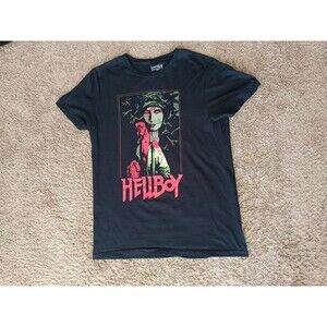 Hellboy T-Shirt Men's Medium Black Short Sleeve